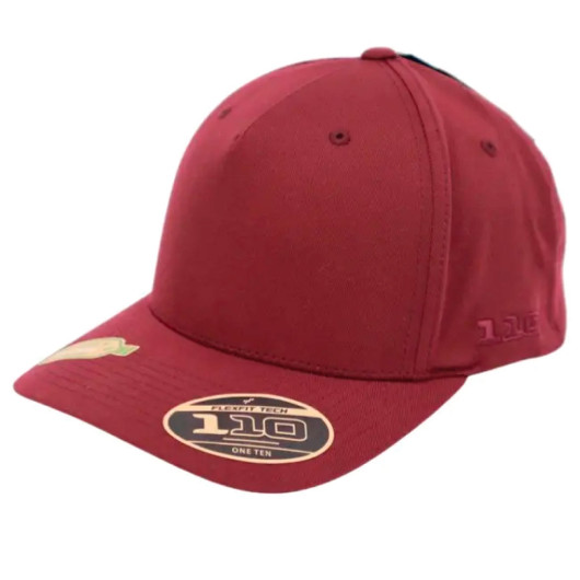 5 Panel Recycled Caps Maroon